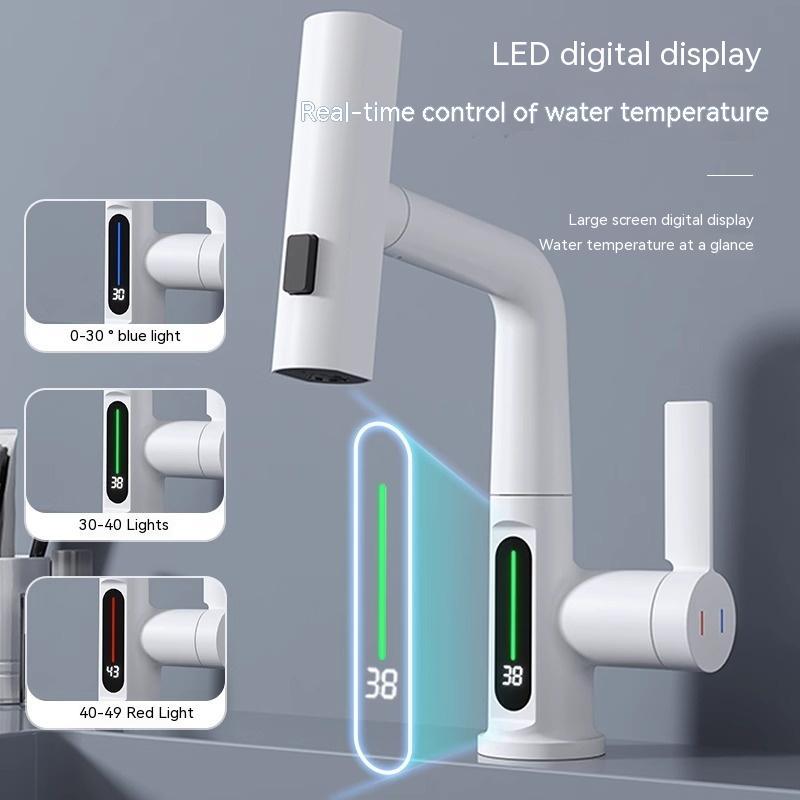 Digital Temperature Display Faucet